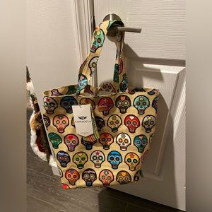 Consuela Sugar Skull Tote Made in Texas